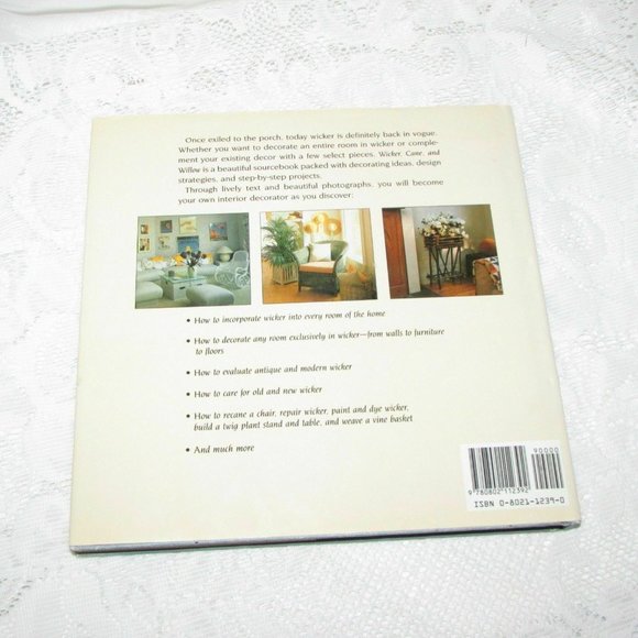 Wicker Cane and Willow Home Decorating Used Book Cottagecore - Picture 4 of 11